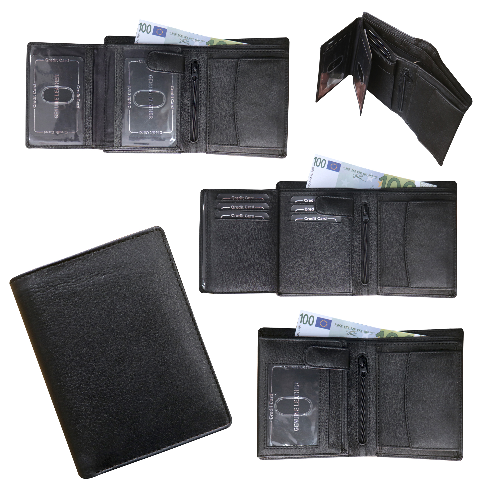 Black RFID Executive Wallet